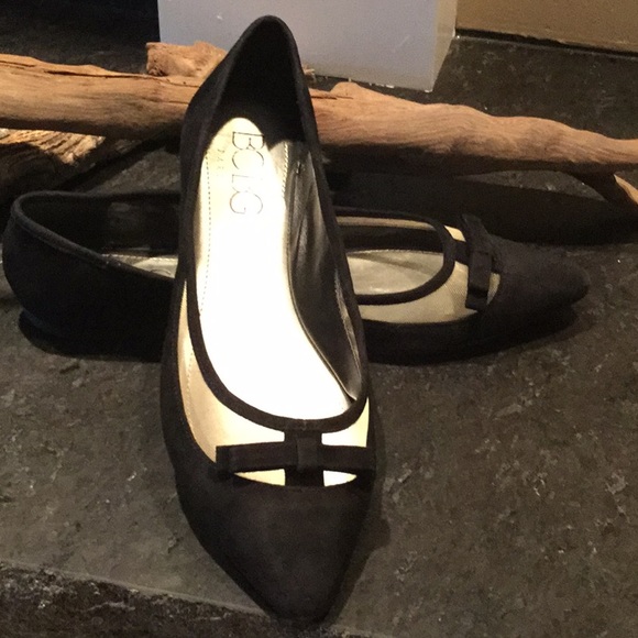 BCBG Black Flats - Picture 2 of 6